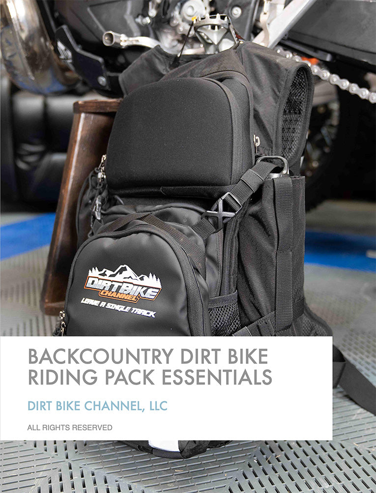 DBC Backcountry Dirt Bike Riding Pack Essentials (Digital Download