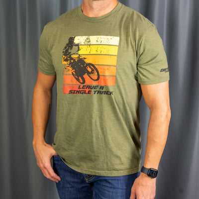 Retro Bike Shirt - Military Green Frost