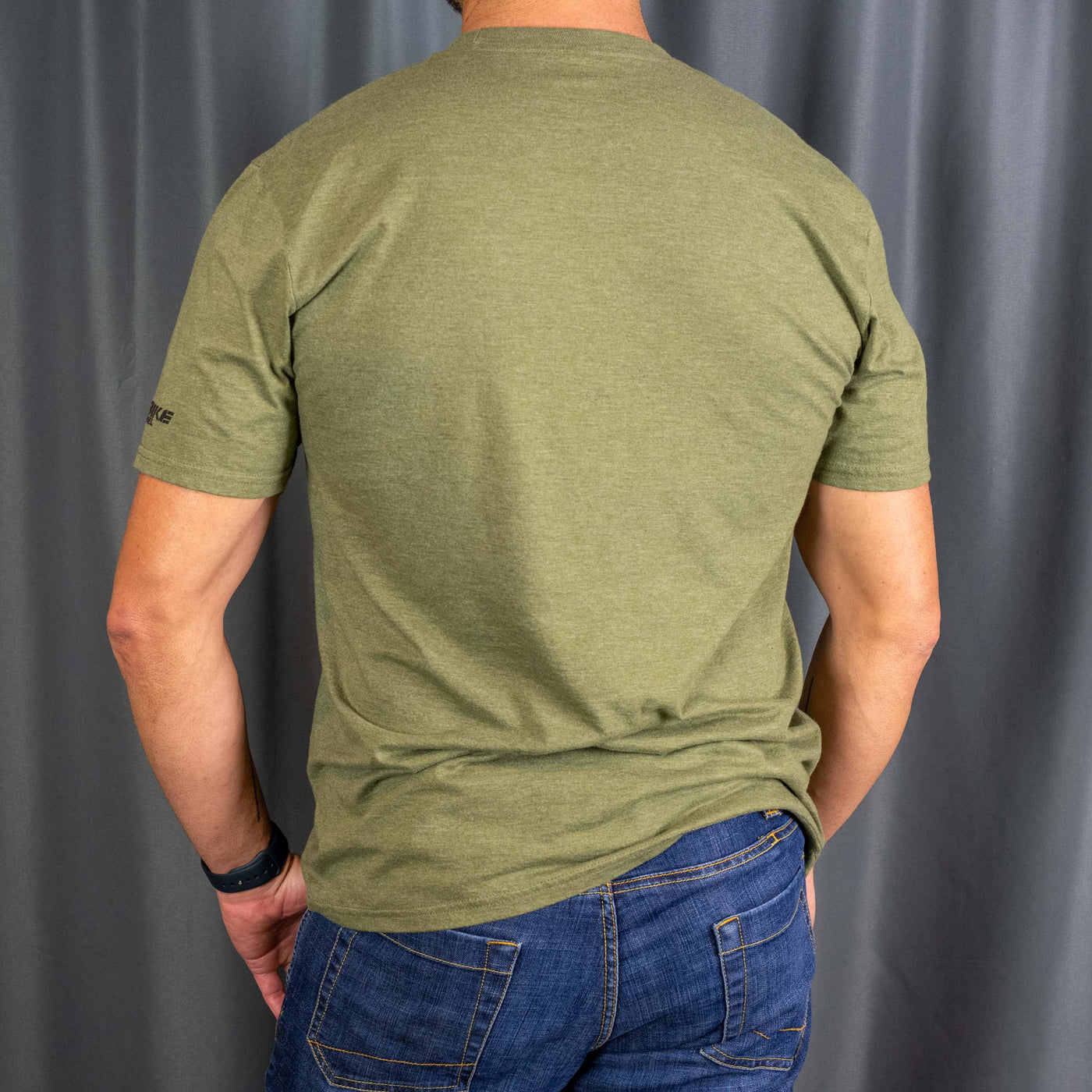 Retro Bike Shirt - Military Green Frost