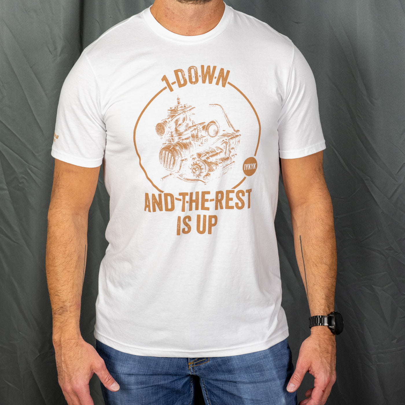 1 Down Shirt- White
