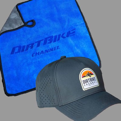 Black Sunset Hat and Microfiber Towel Bundle