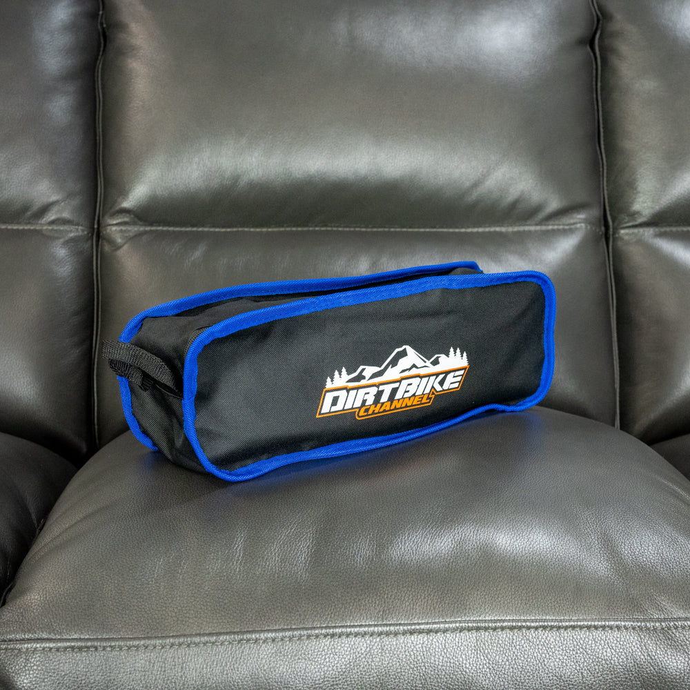 Blue DBC Camp Chair with Mesh Pouch