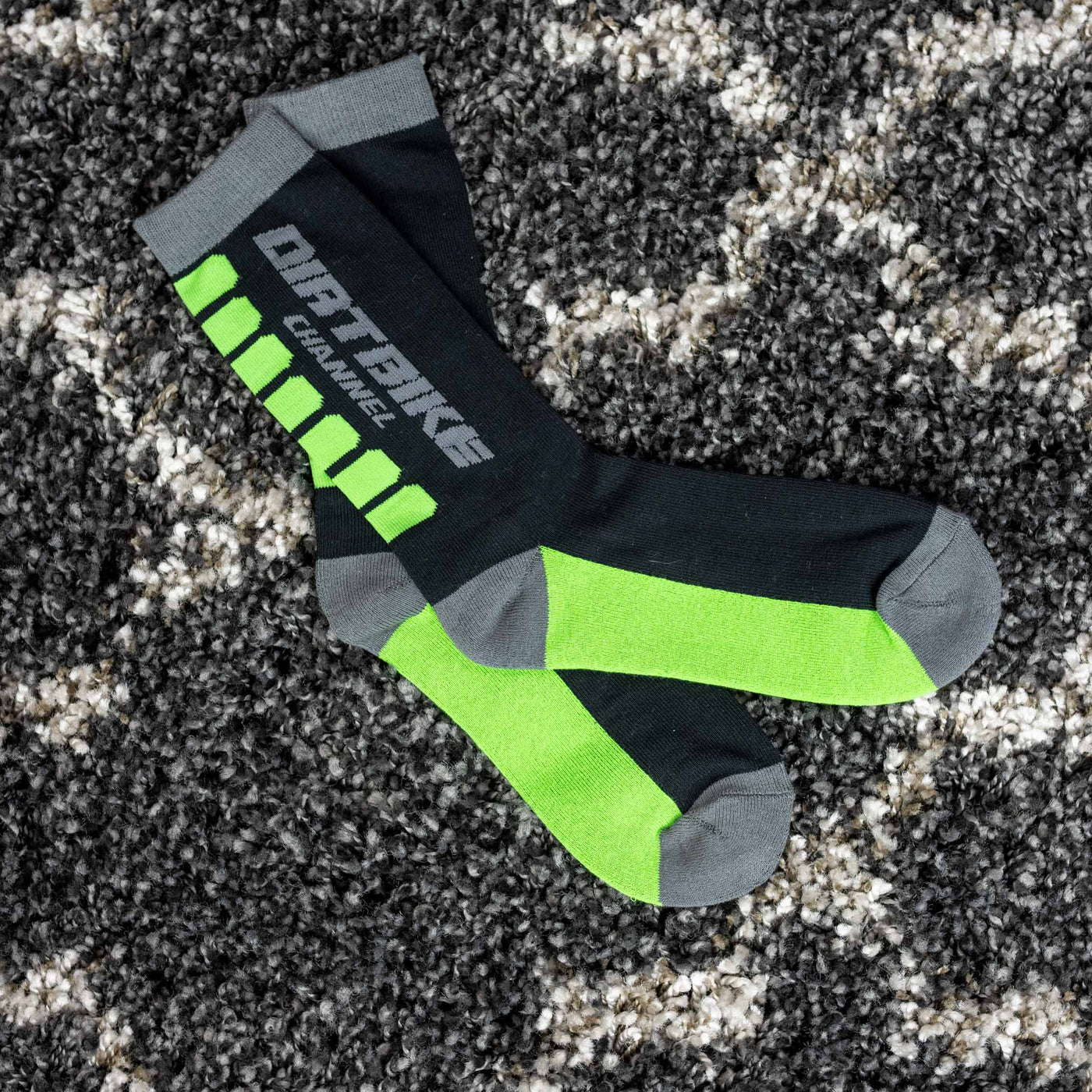 DBC Crew Socks (Black/Green) - 1 Pair