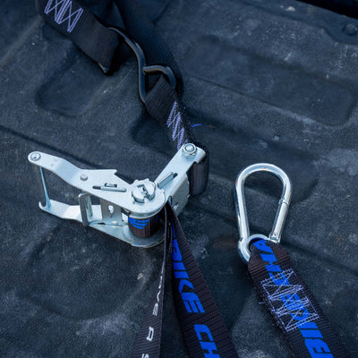 Ratchet Soft Loop Tie Down Set Blue (1 Pair)
