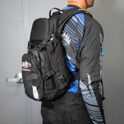 DBC Enduro Riding Pack (with tool organizer included) - Stealth Black
