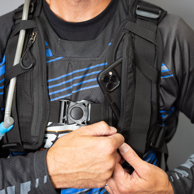 DBC Enduro Riding Pack (with tool organizer included) - Stealth Black